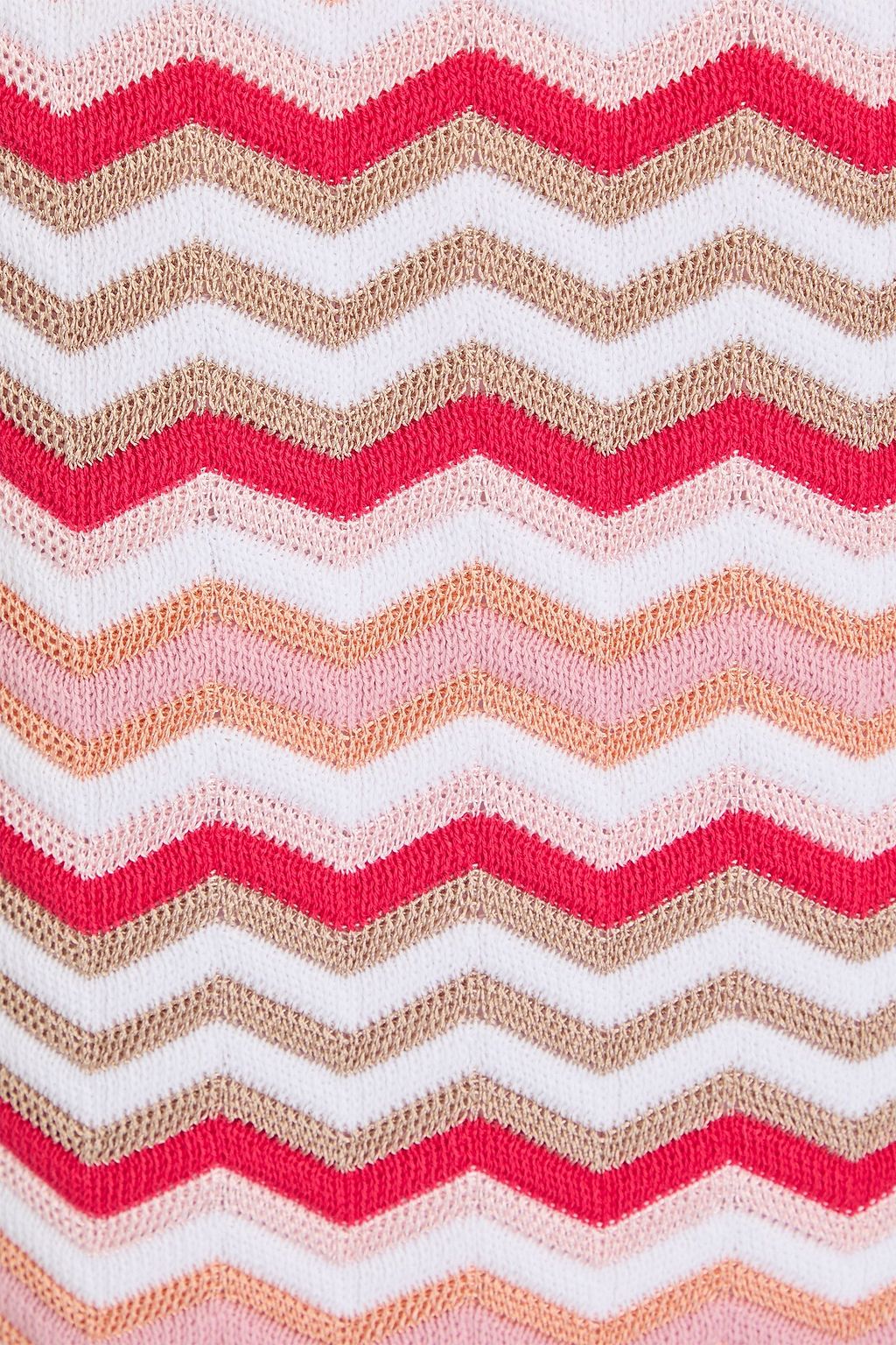 MISSONI 크로셰 니트 코튼 혼방 탱크탑