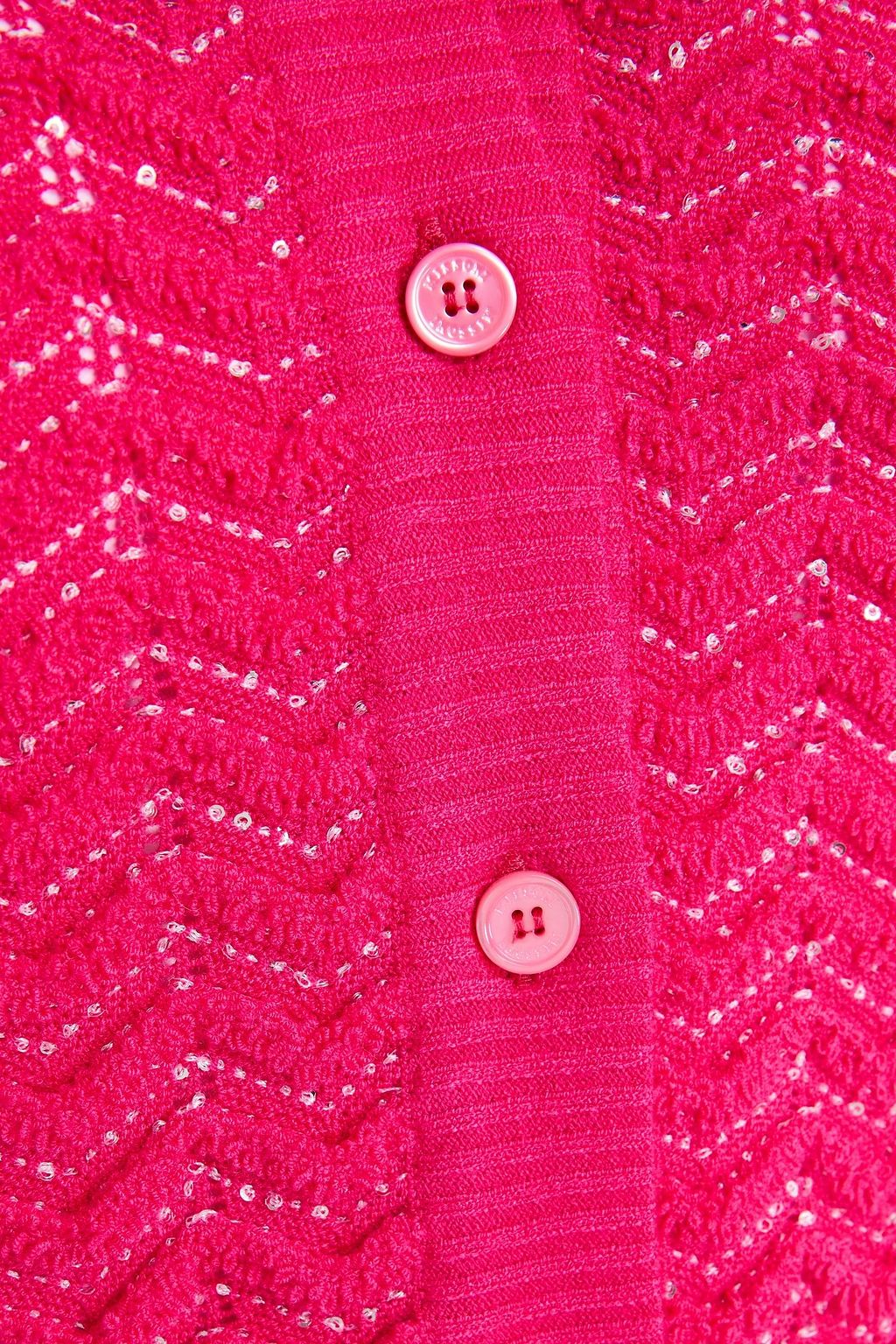 MISSONI كارديغان من نسيج بحبكة بوكليه ومزيّن بأقراص براقة