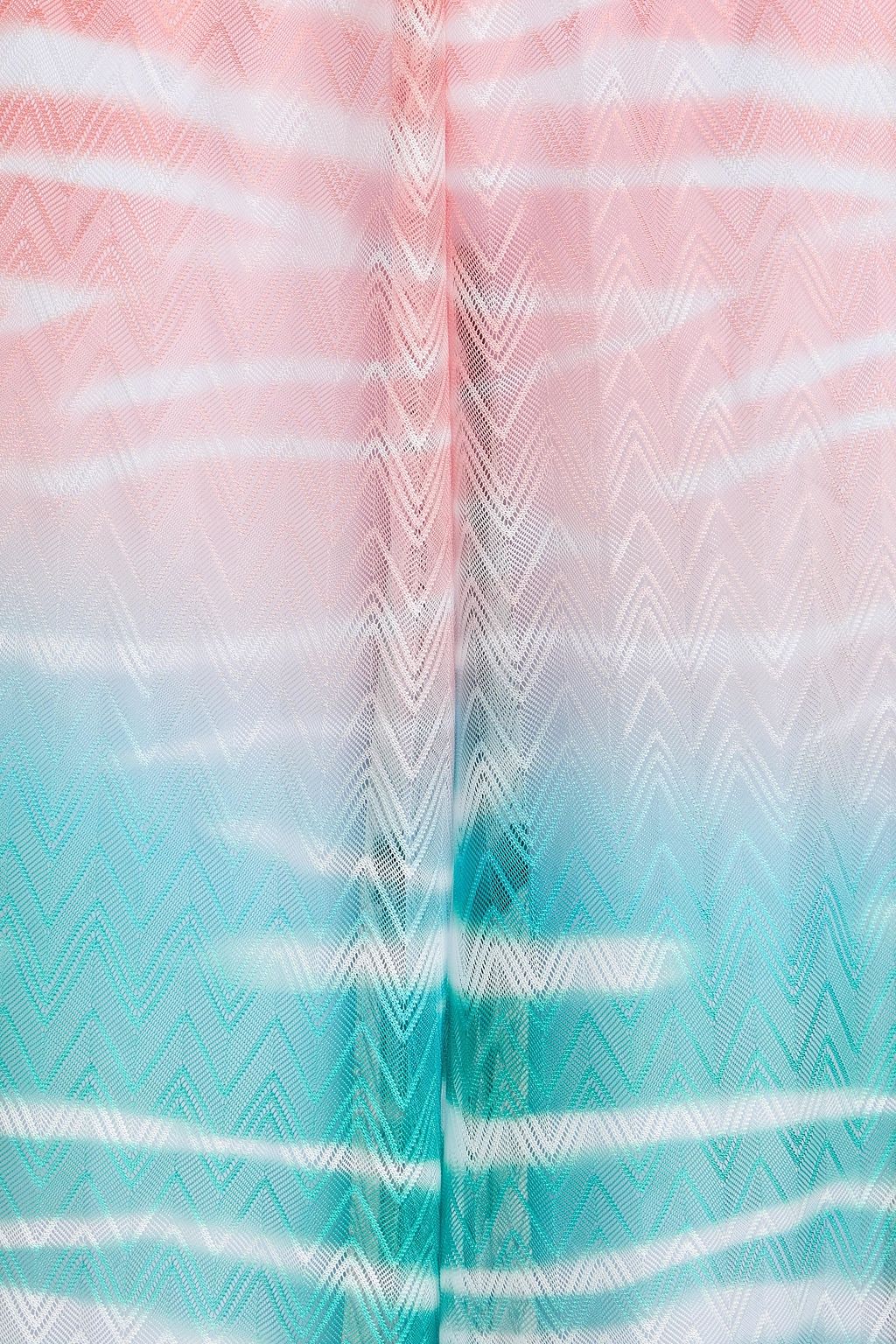 MISSONI بنطلون بأرجل واسعة بحبكة كروشيه مزين بطبعات