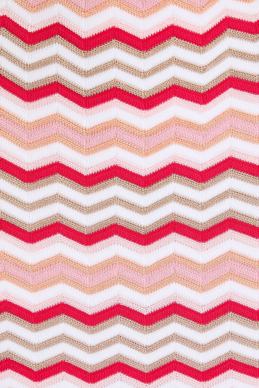 MISSONI تنورة قصيرة من مزيج من القطن المحبوك بحبكة كروشيه