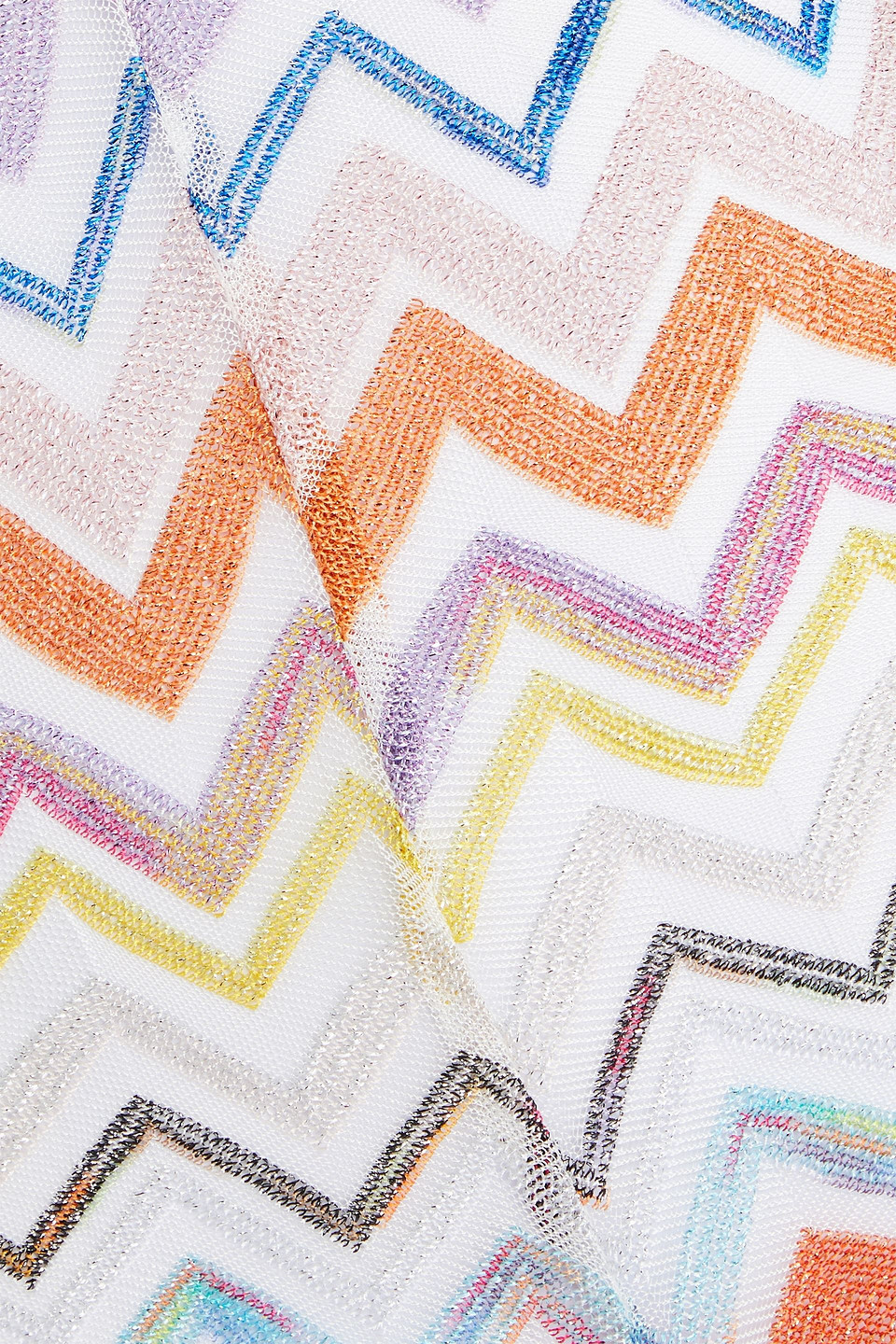 Missoni Lace-up Metallic Crochet-knit Halterneck Jumpsuit In Multicolor