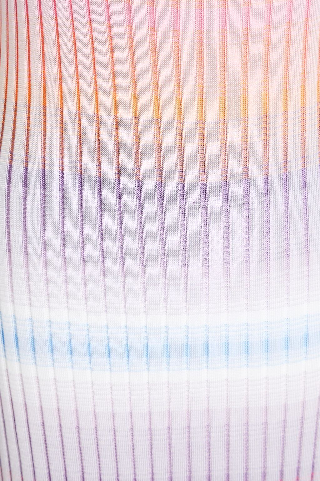 MISSONI فستان متوسط الطول بحبكة مضلّعة