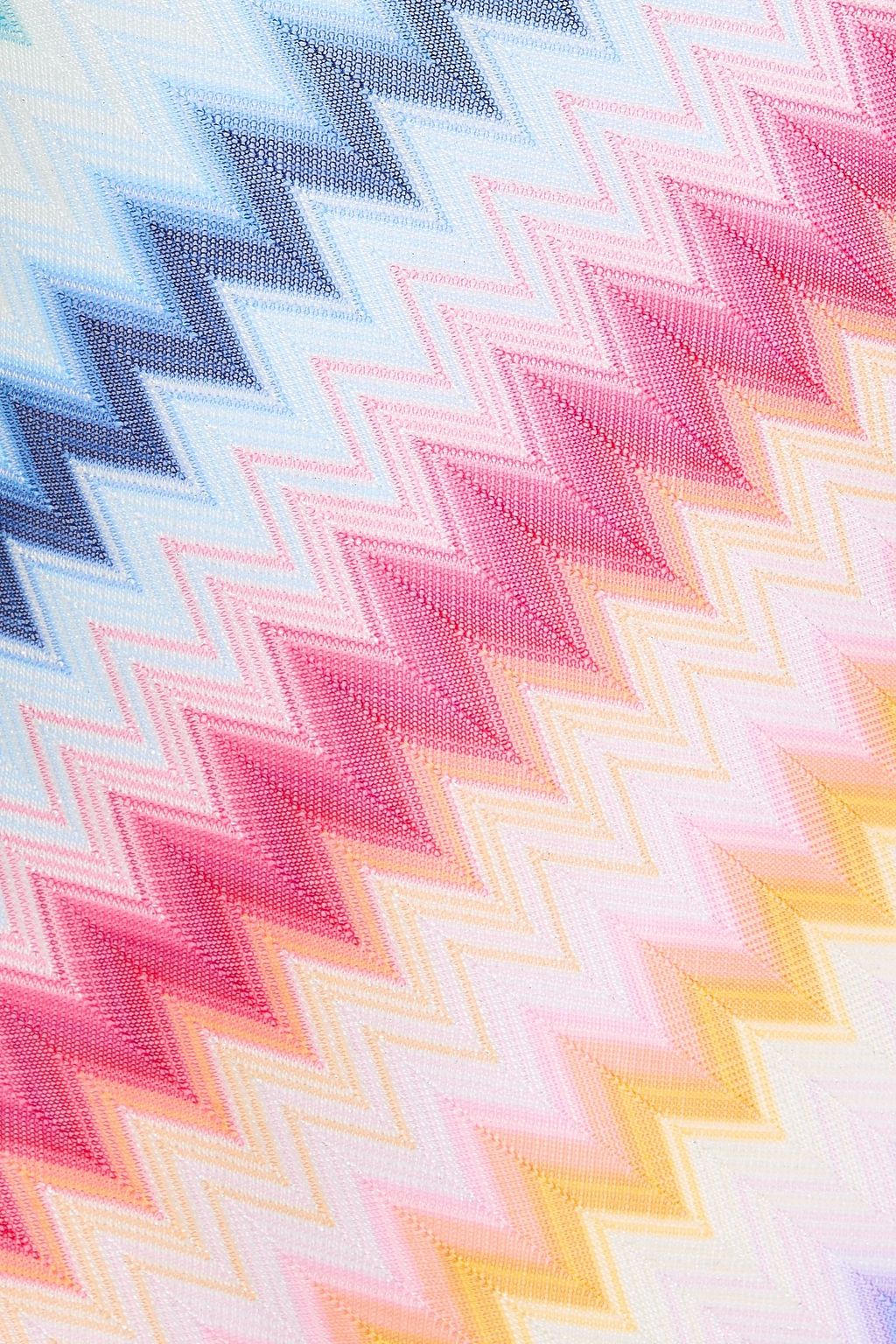 MISSONI 메탈릭 크로셰 니트 스윔수트