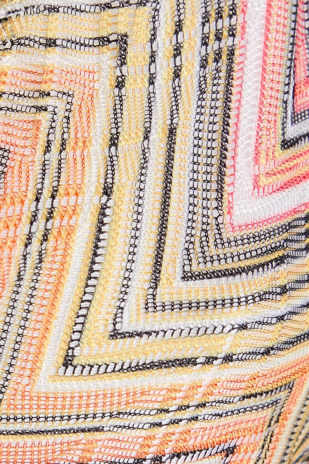 MISSONI بيكيني مثلث الشكل بحبكة كروشيه بلون معدني
