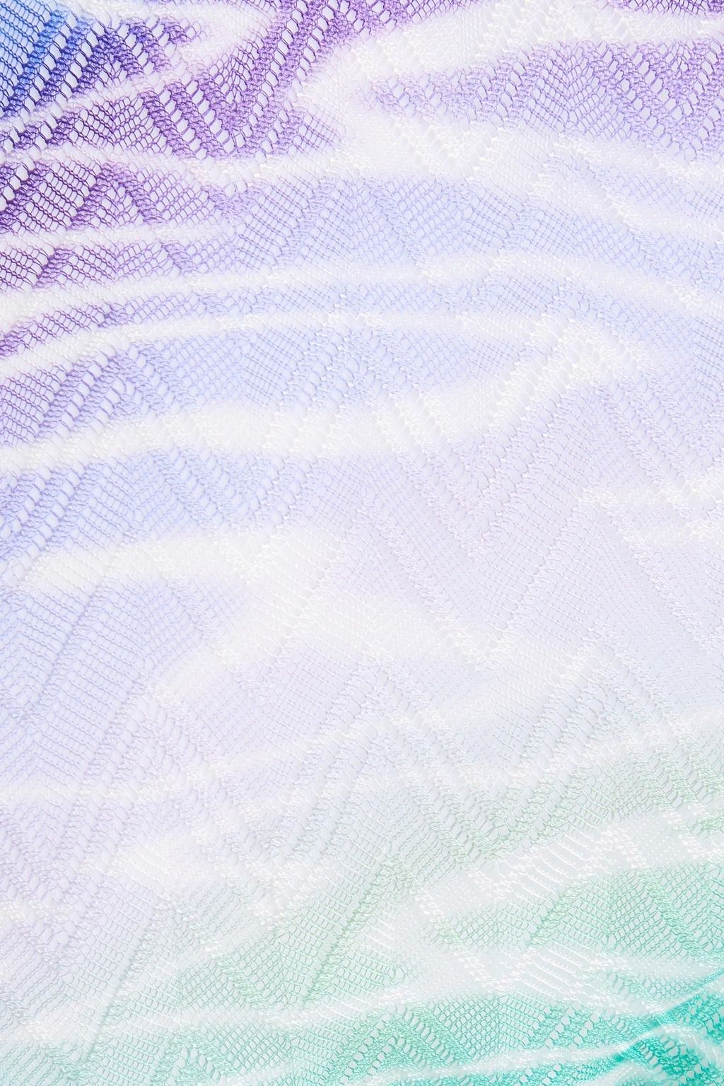 MISSONI Crochet-knit triangle bikini