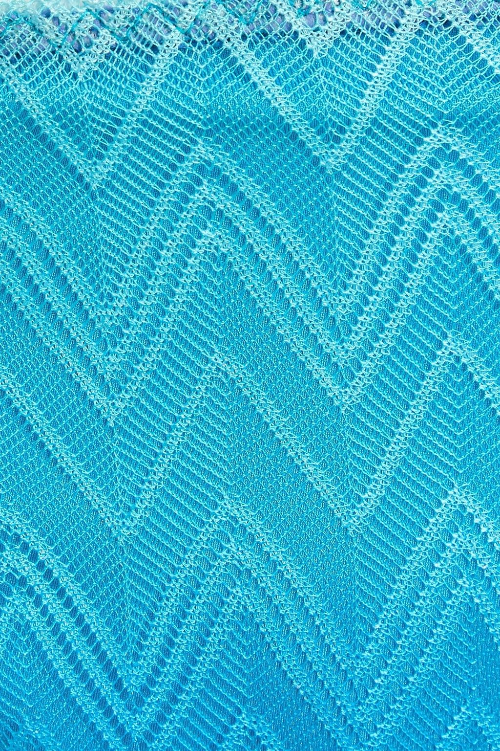 MISSONI بيكيني مثلث الشكل مصنوع من نسيج بحبكة كروشيه