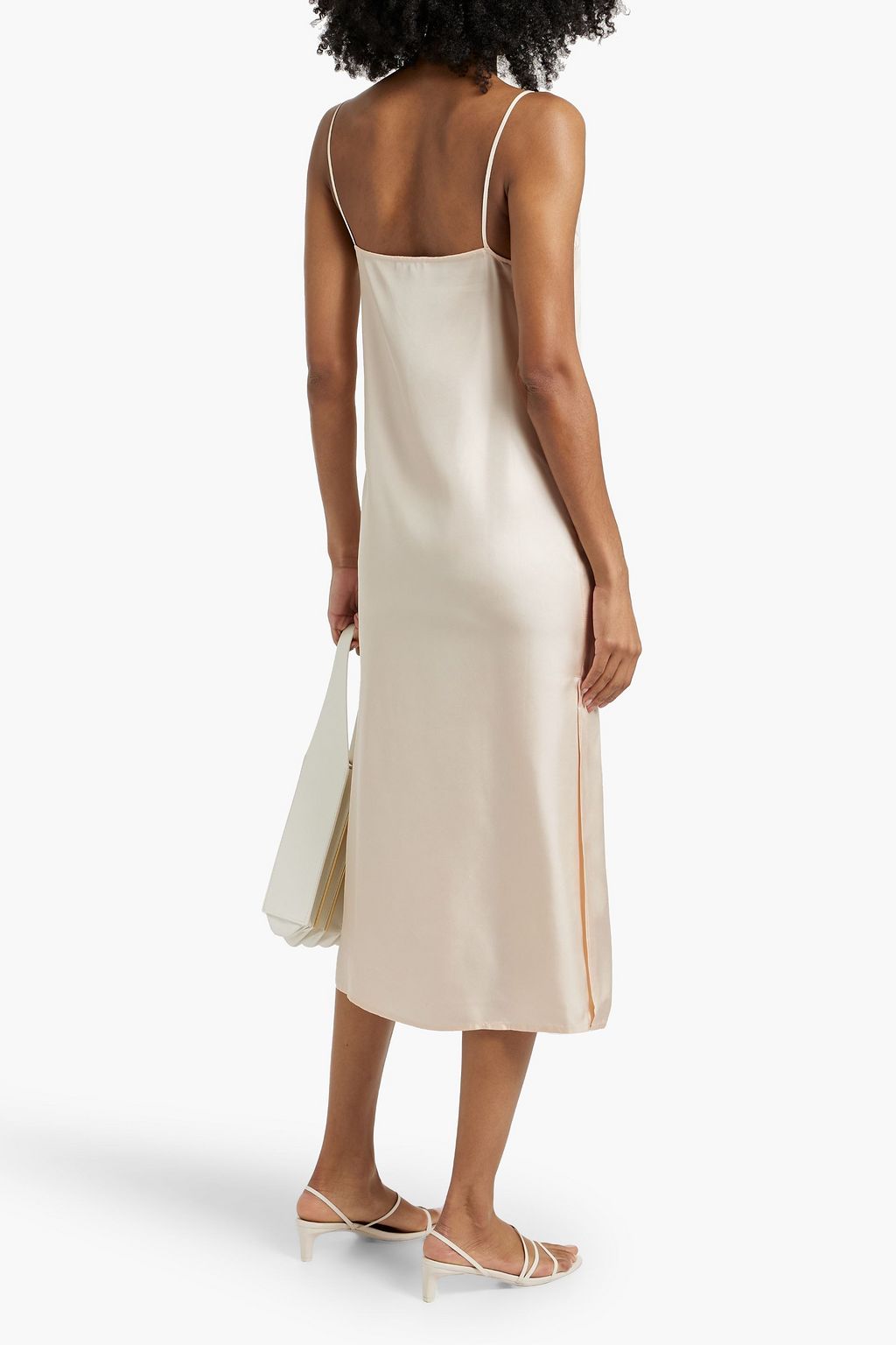 LOULOU STUDIO Sulum silk-twill midi dress