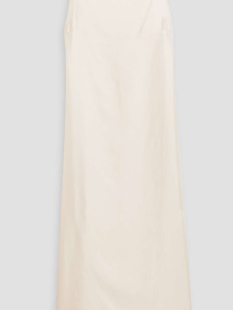 sulum silk-twill midi slip dress