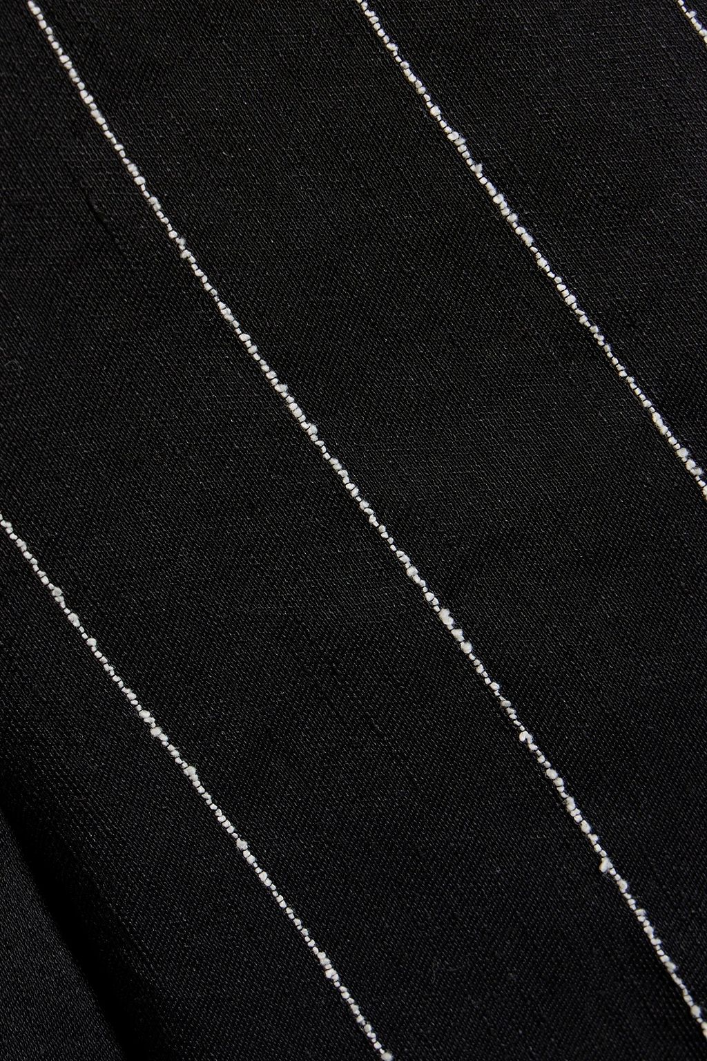 LOULOU STUDIO Hada pinstriped twill shorts