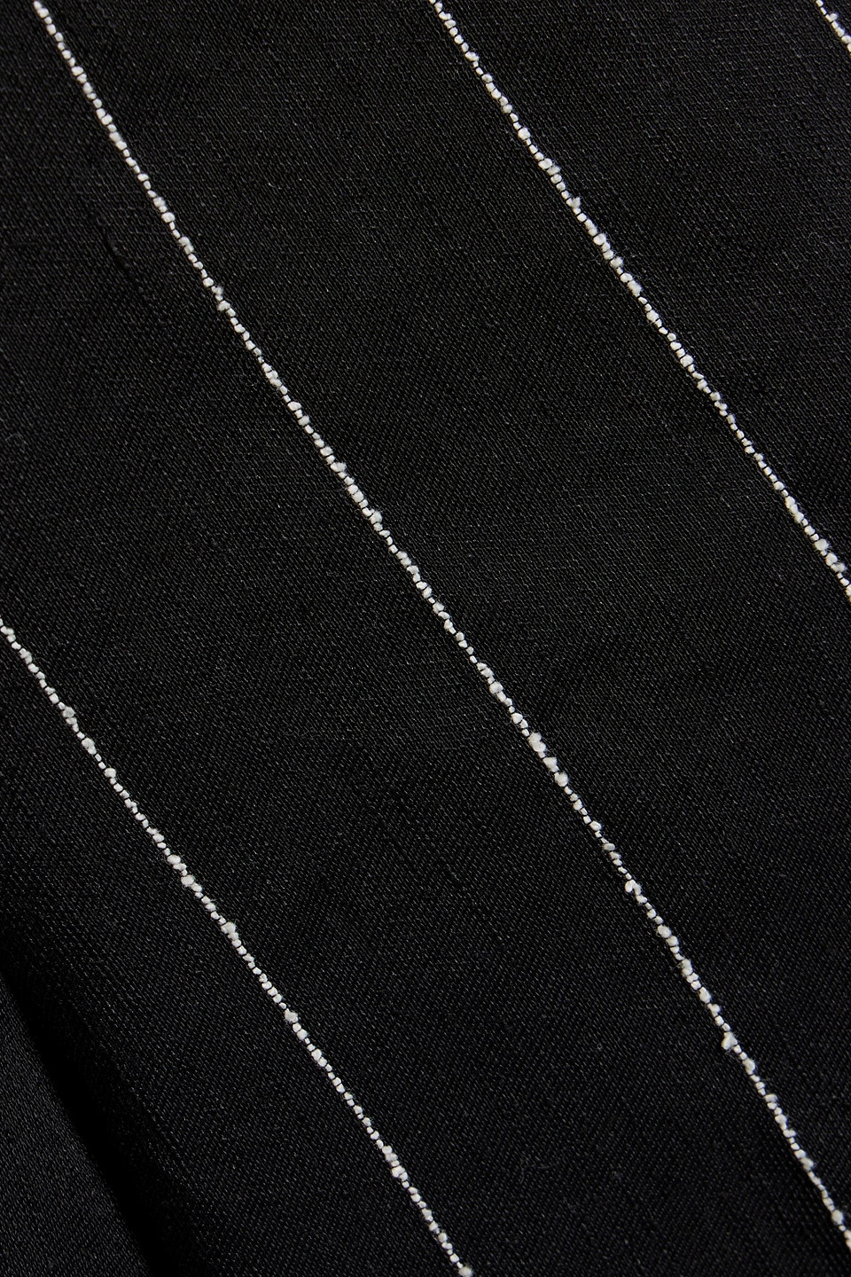 LOULOU STUDIO HADA PINSTRIPED TWILL SHORTS