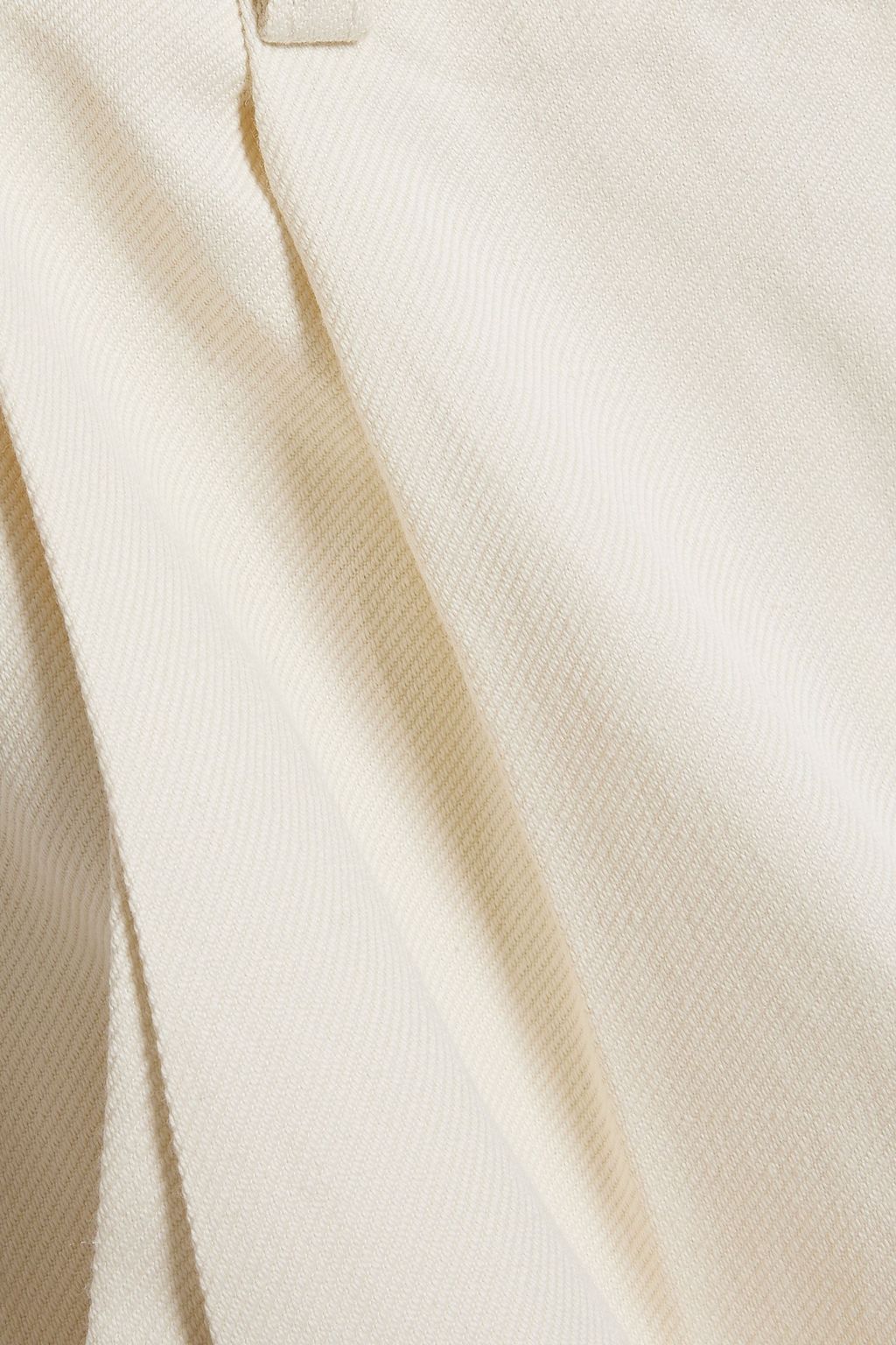 LOULOU STUDIO Idai cotton and linen-blend twill wide-leg pants