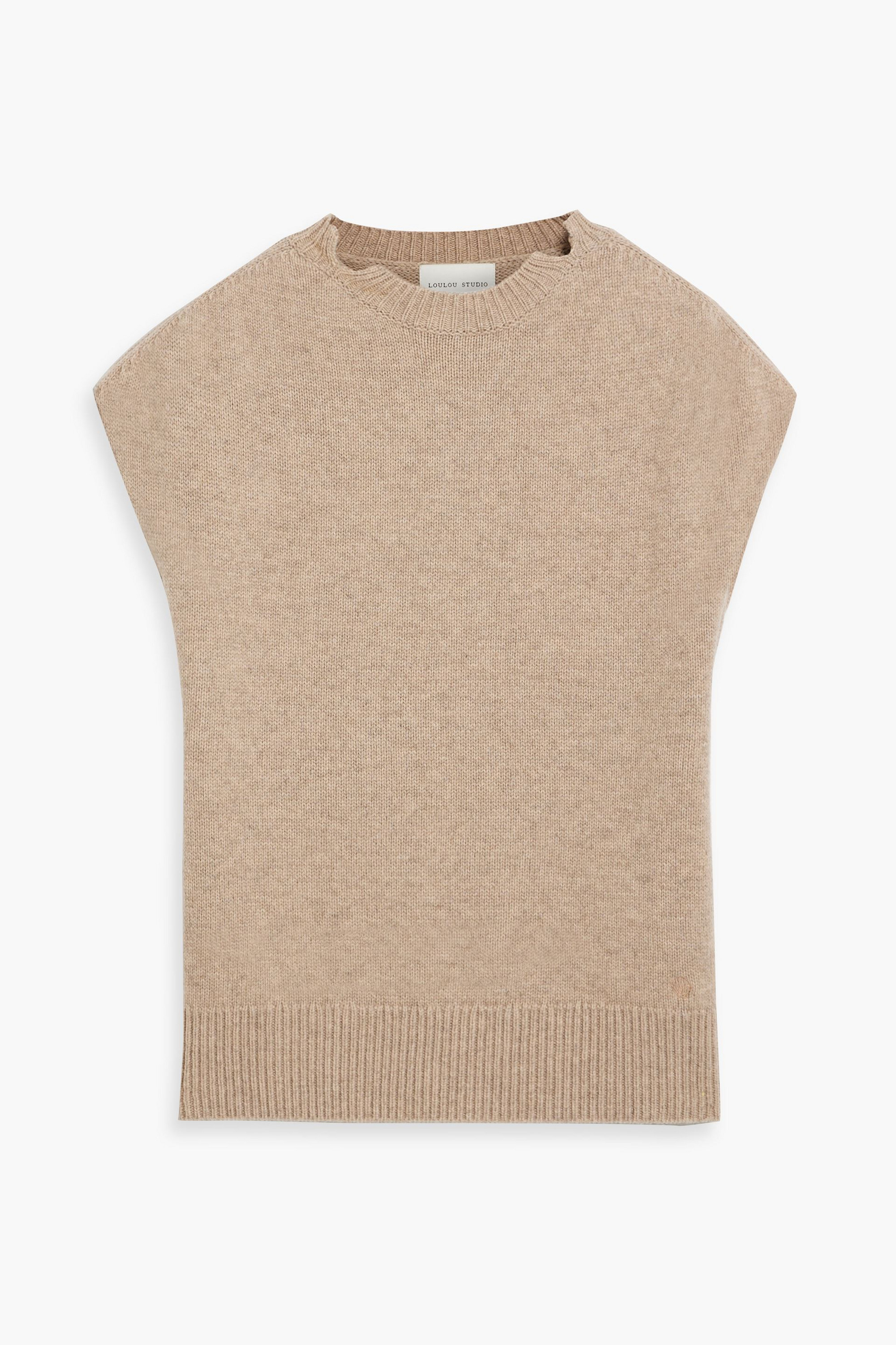 Loulou Studio Sagar merino wool and cashmere-blend vest thumbnail