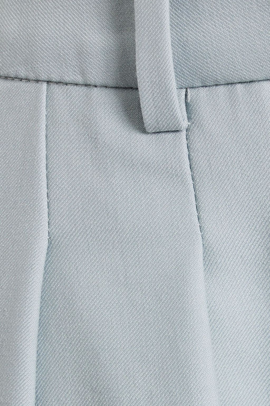 LOULOU STUDIO Sbiru pleated wool-twill wide-leg pants