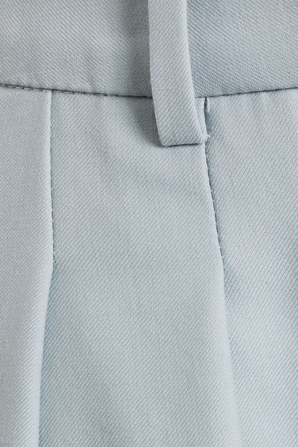 Loulou Studio Sbiru Wool-twill Straight-leg Pants In Sky Blue