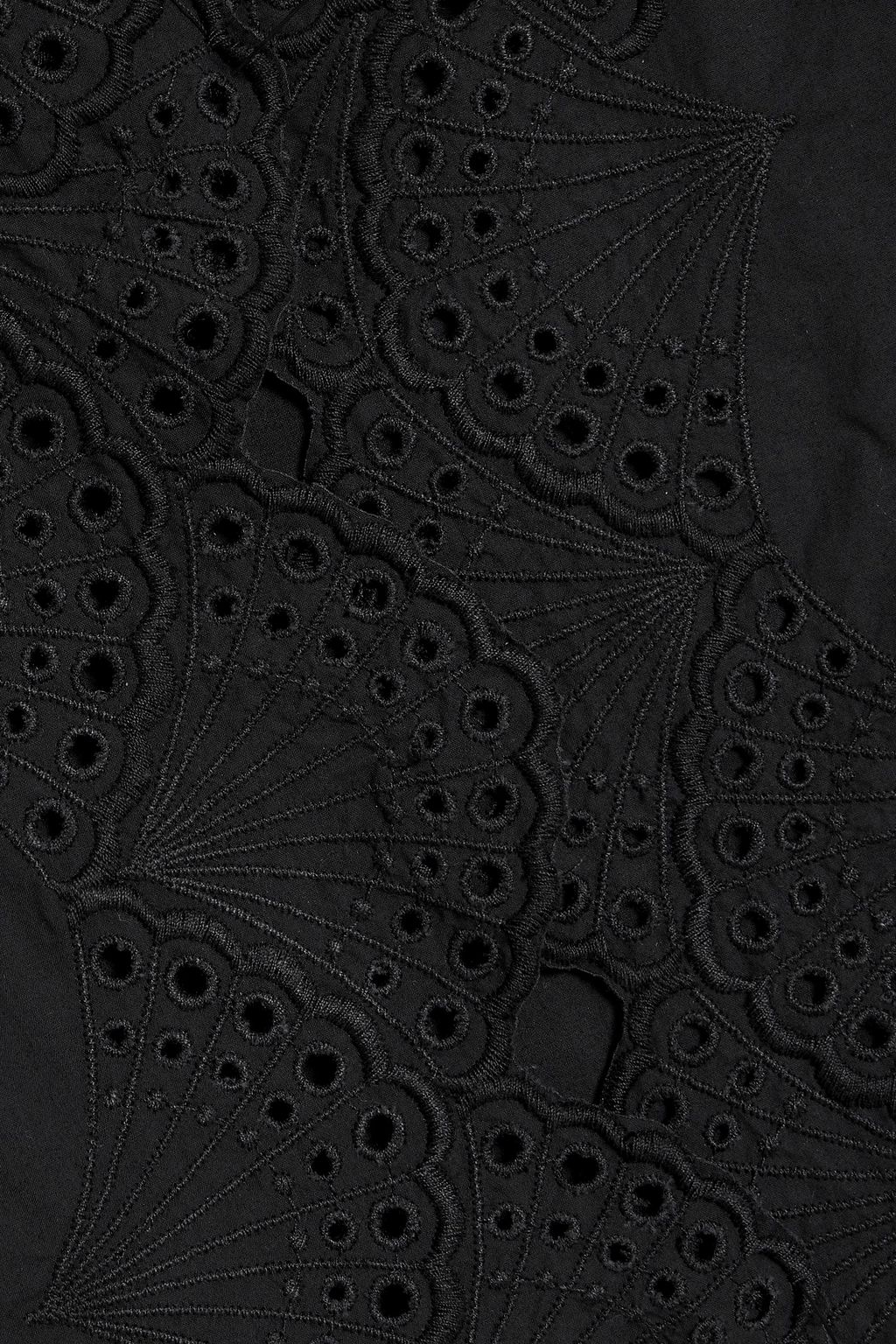 LOULOU STUDIO Elly scalloped broderie anglaise cotton top