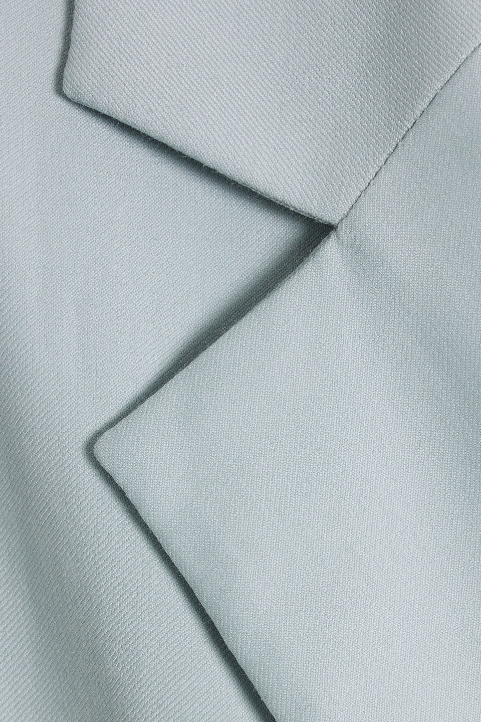 LOULOU STUDIO DONAU DOUBLE-BREASTED WOOL-TWILL BLAZER 