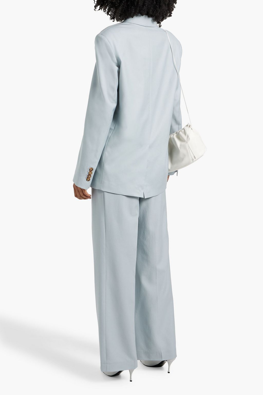 LOULOU STUDIO Donau double-breasted wool-twill blazer