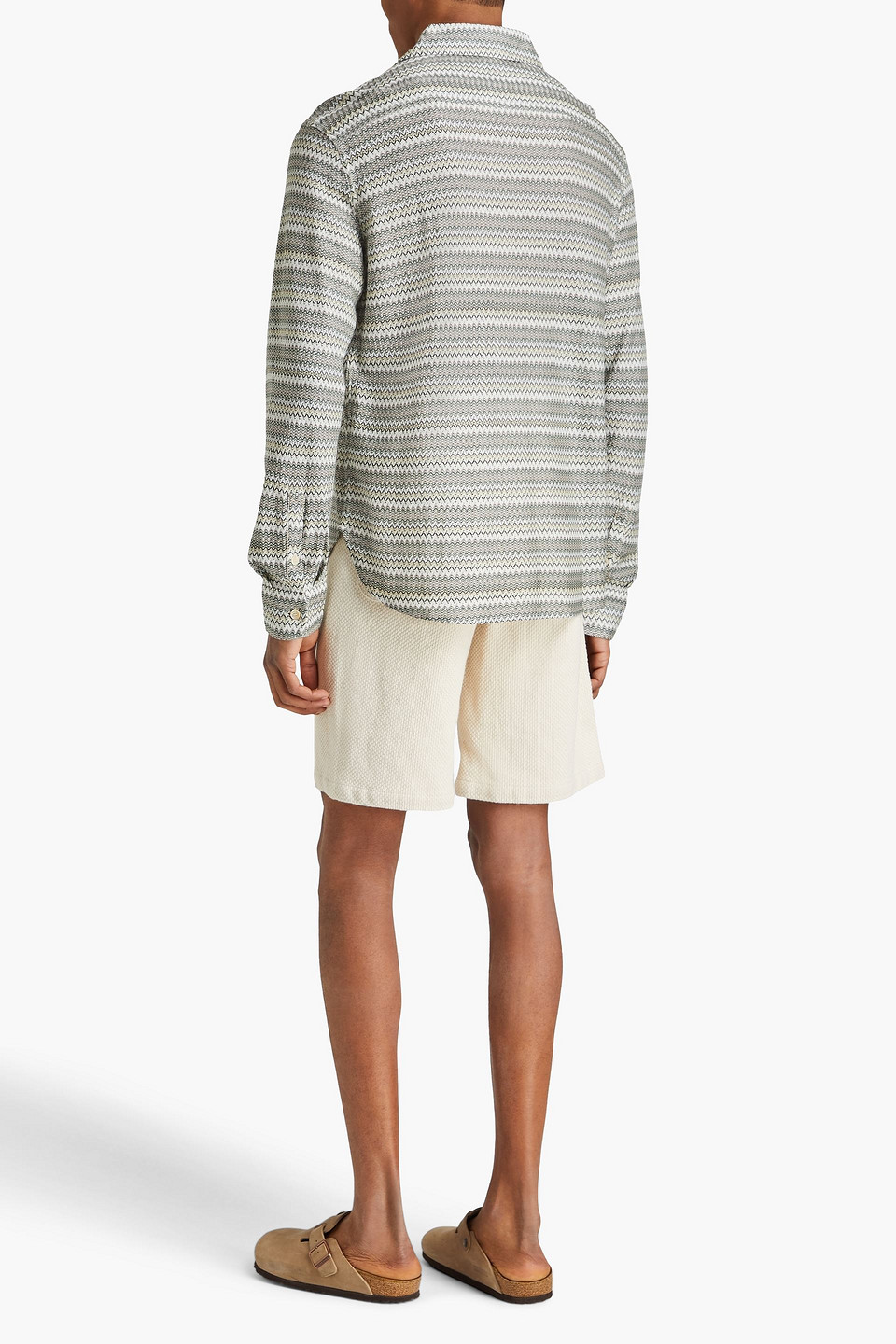 MISSONI CROCHET-KNIT SHIRT