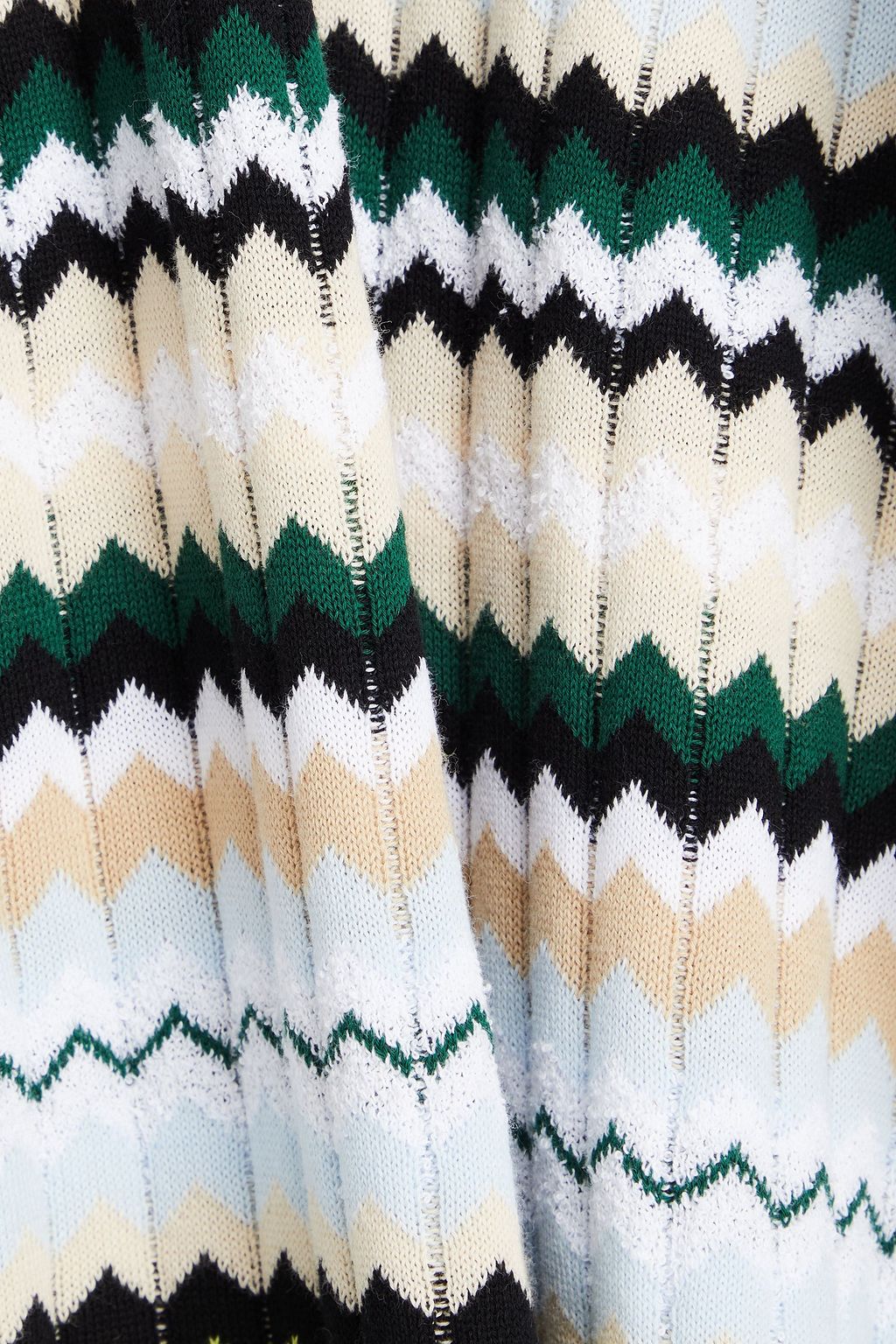 MISSONI 크로셰 니트 코튼 폴로 셔츠