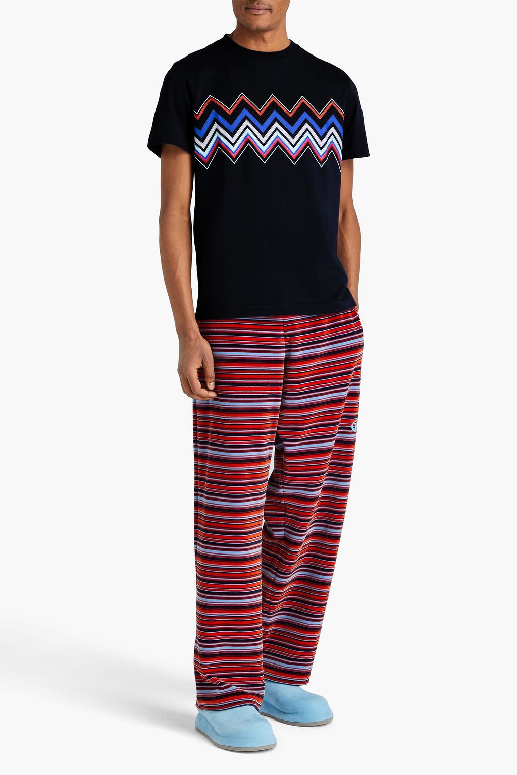MISSONI Printed cotton-jersey T-shirt