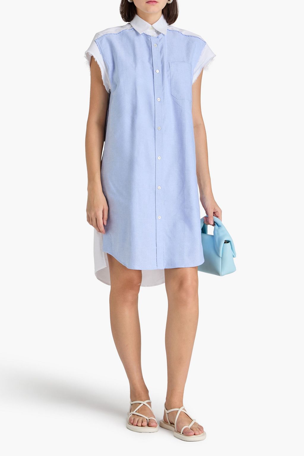 jw anderson blue mini dress WOMENS MINI DRESS IN DARK NAVY in DARK NAVY KW1544YN0532898XS main image 1