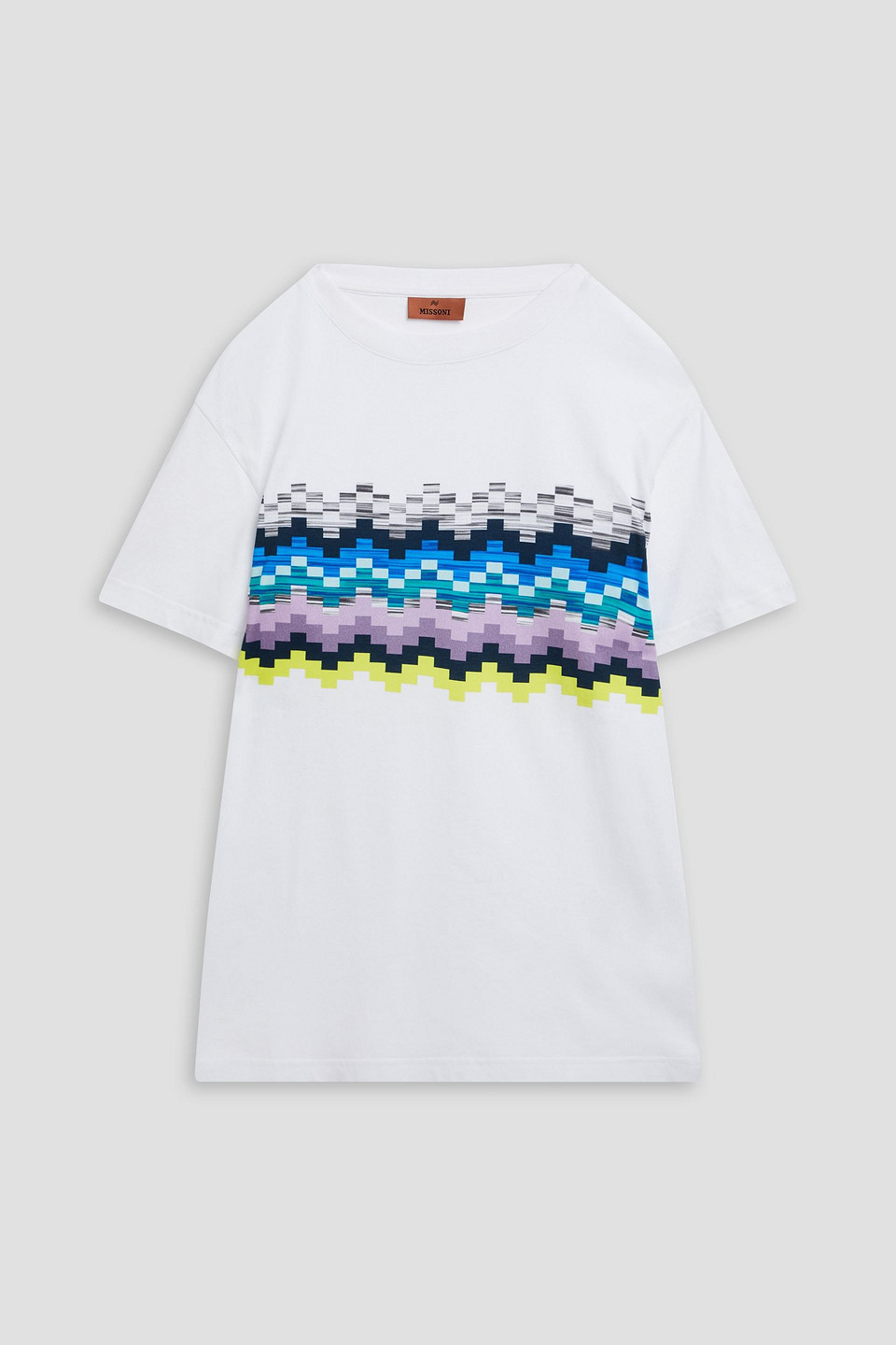 Missoni - Printed cotton-jersey T-shirt - White - M