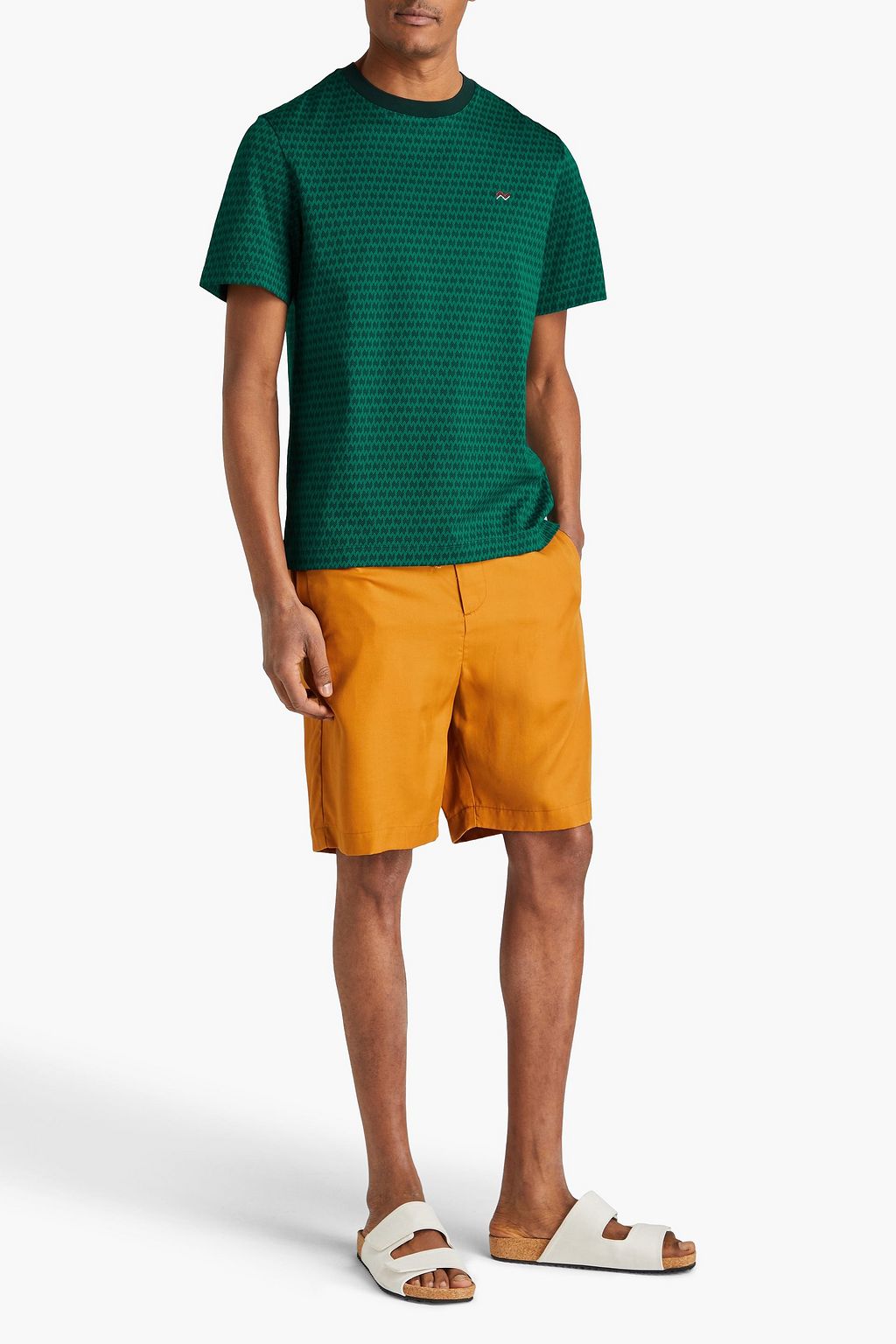 MISSONI Jacquard-knit cotton T-shirt