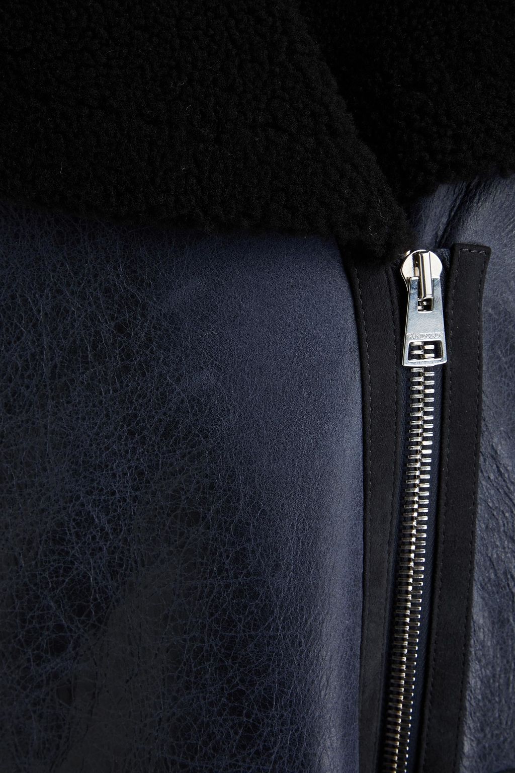 JW ANDERSON جاكيت بايكر مصنوع من صوف ناعم