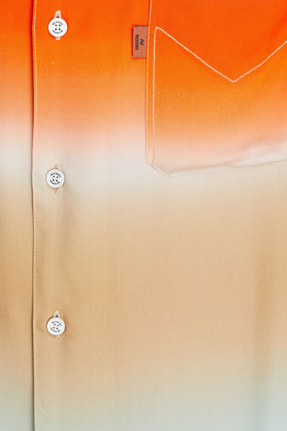 Missoni Man Shirt Red Size L Viscose In Multicolor