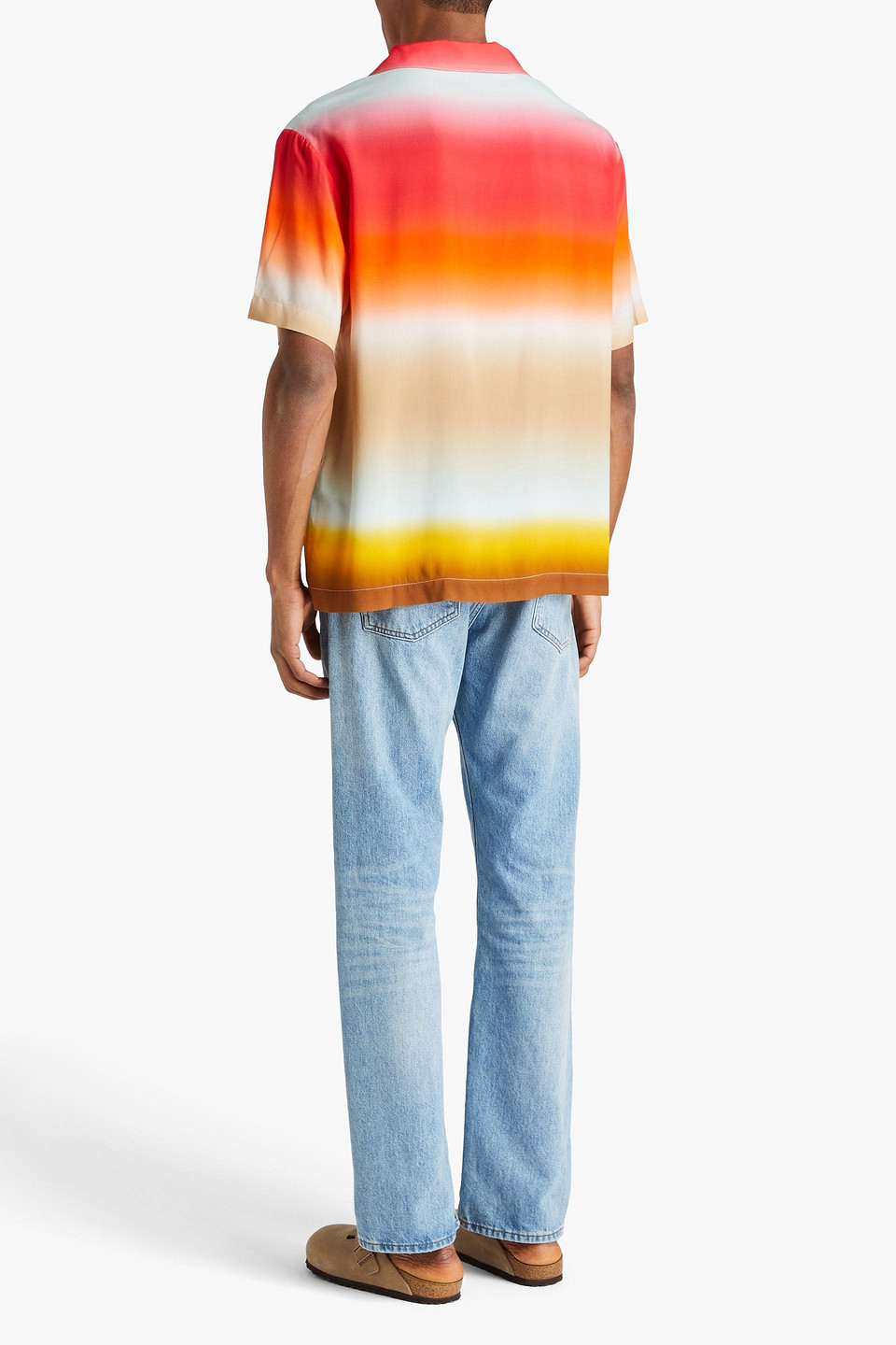 Missoni Man Shirt Red Size L Viscose In Multicolor