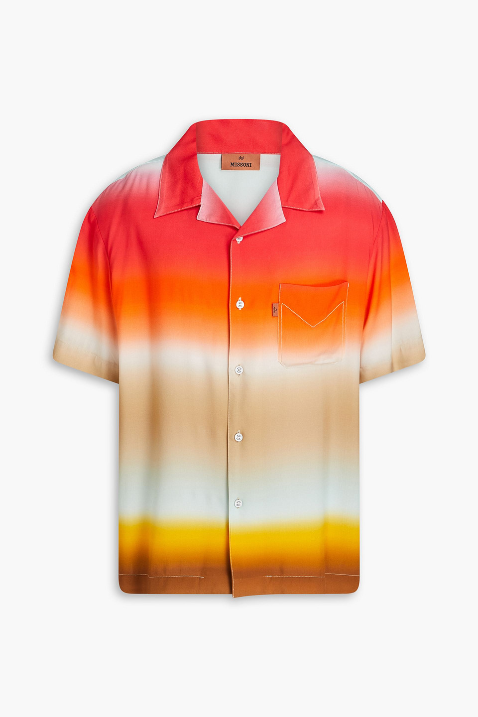 Missoni Man Shirt Red Size L Viscose