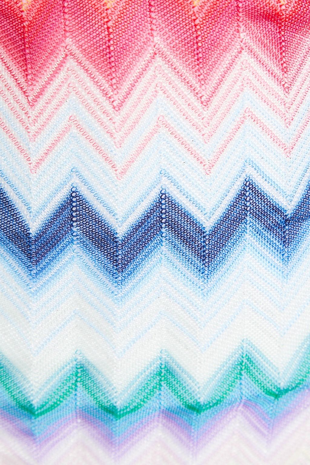 MISSONI Crochet-knit bandeau bikini