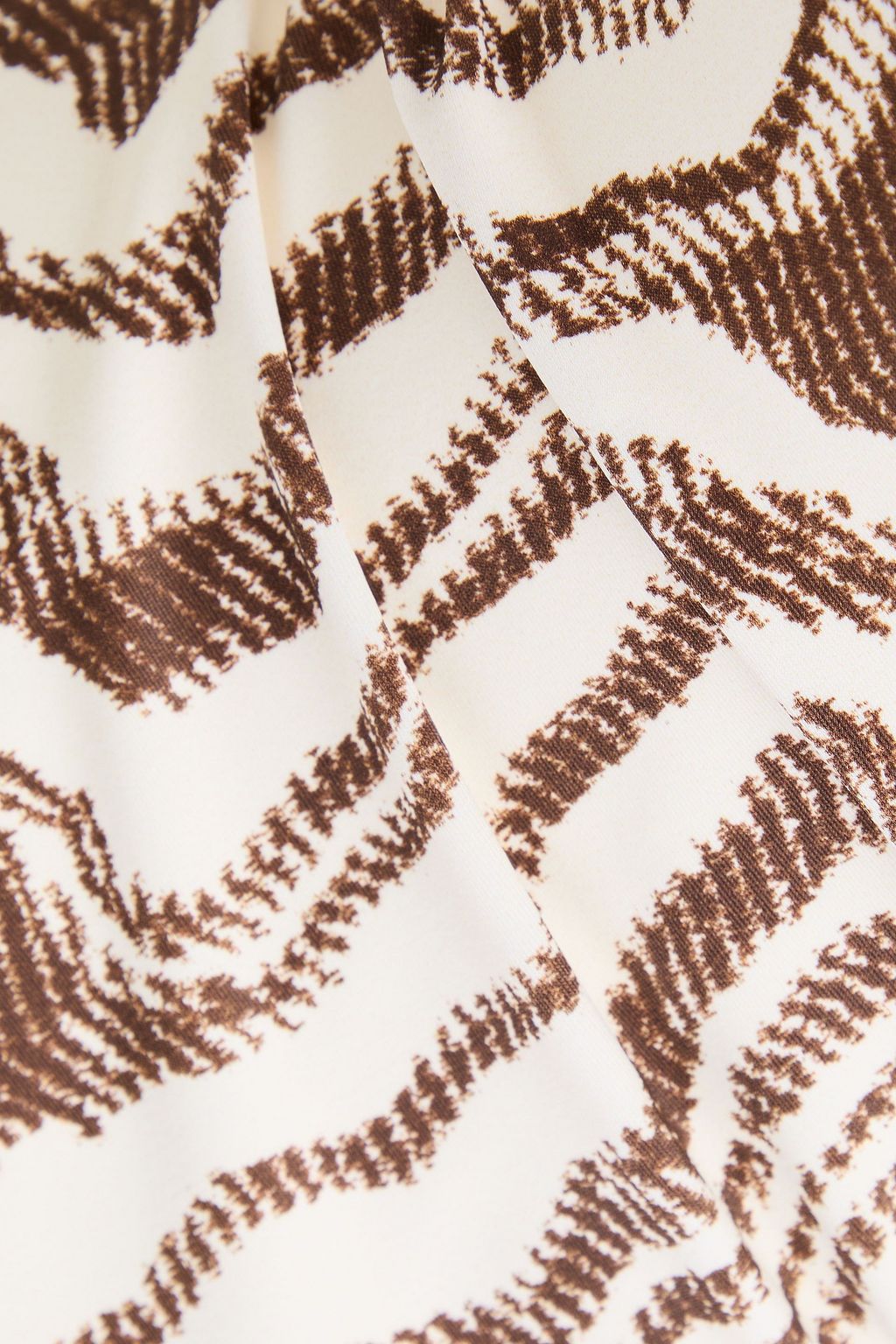 GANNI Neckholder-Badeanzug mit Print