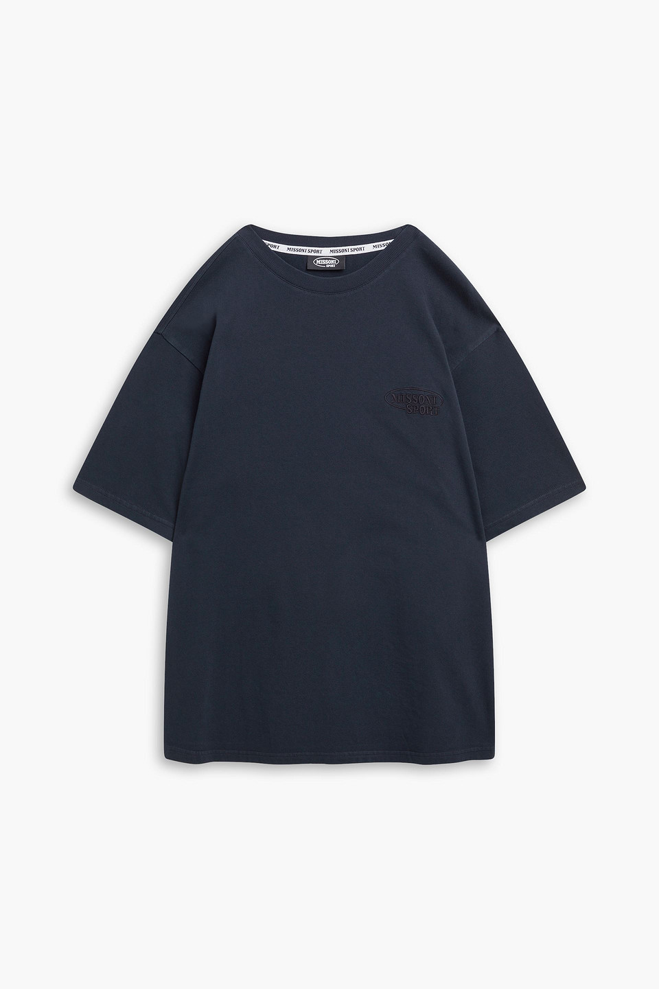 Missoni - Cotton-jersey T-shirt - Blue - XS