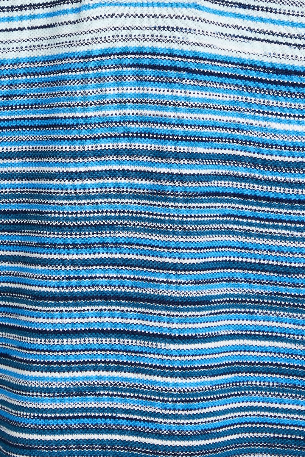 MISSONI 스페이스 다이 코튼 폴로 셔츠