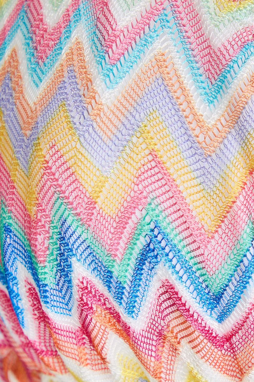 MISSONI Crochet-knit triangle bikini