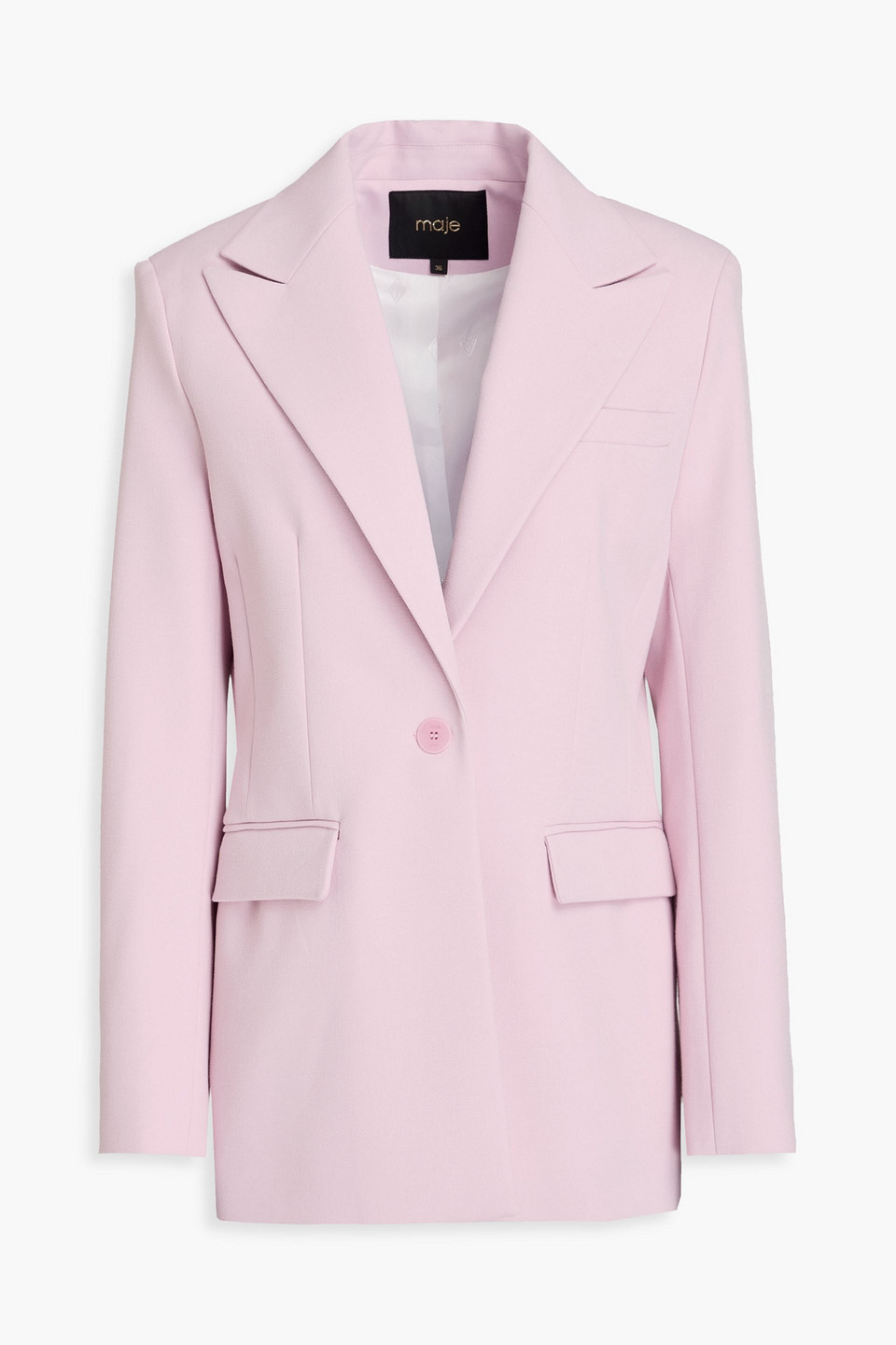 Maje Blazer Aus Twill In Baby-pink