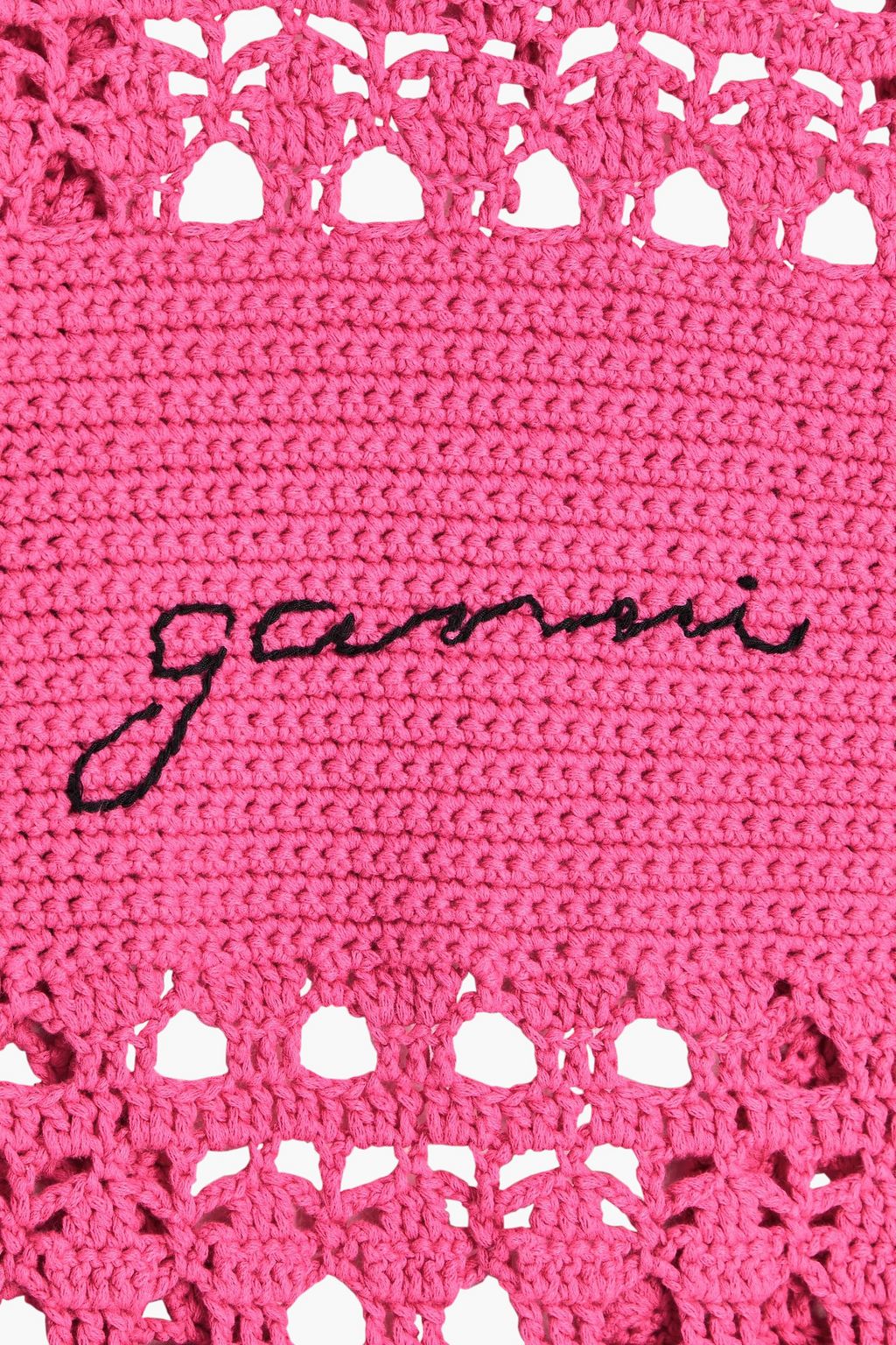 GANNI 크로셰 코튼 커버업