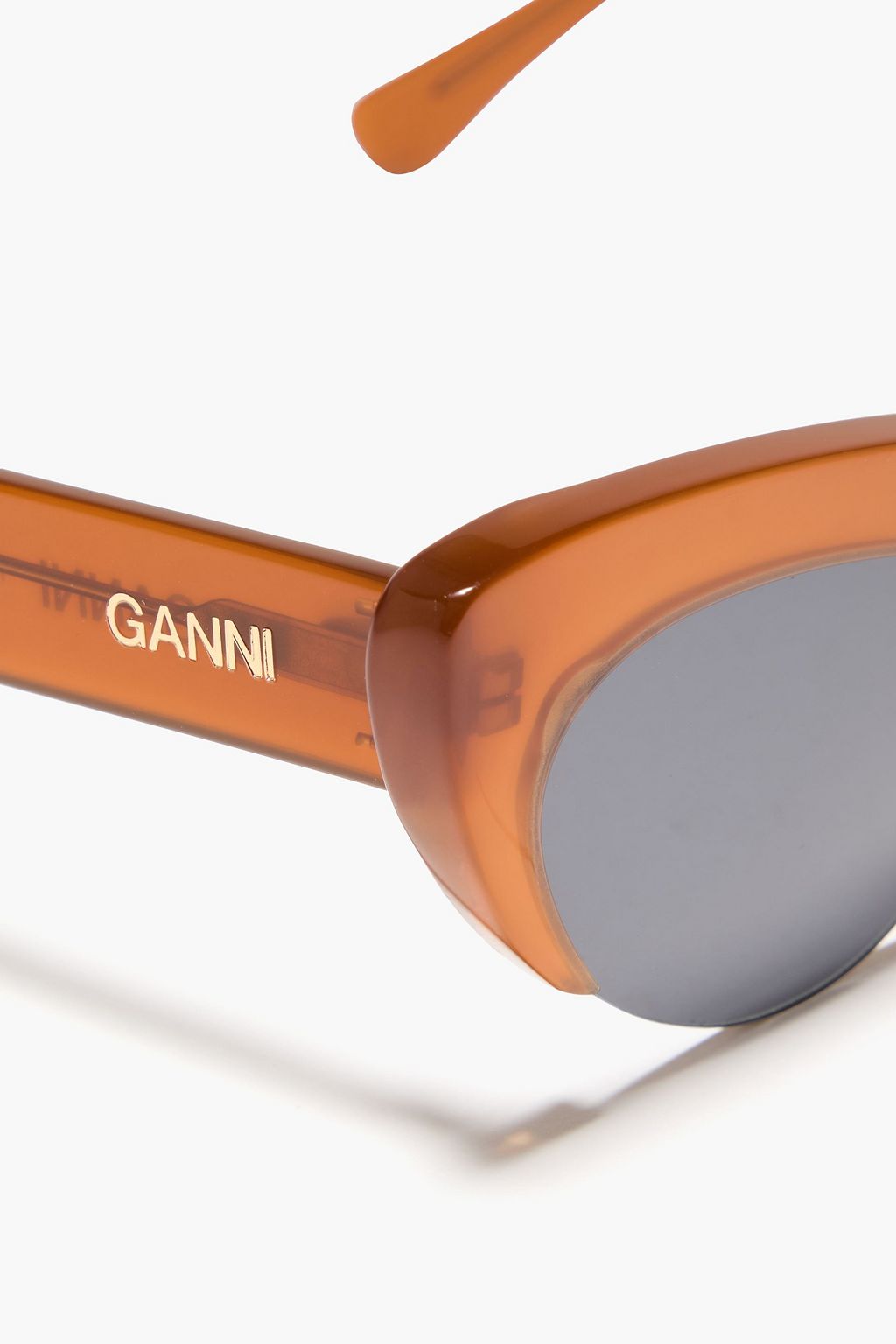 GANNI نظارات شمسية من الأسيتات بتصميم كات آي