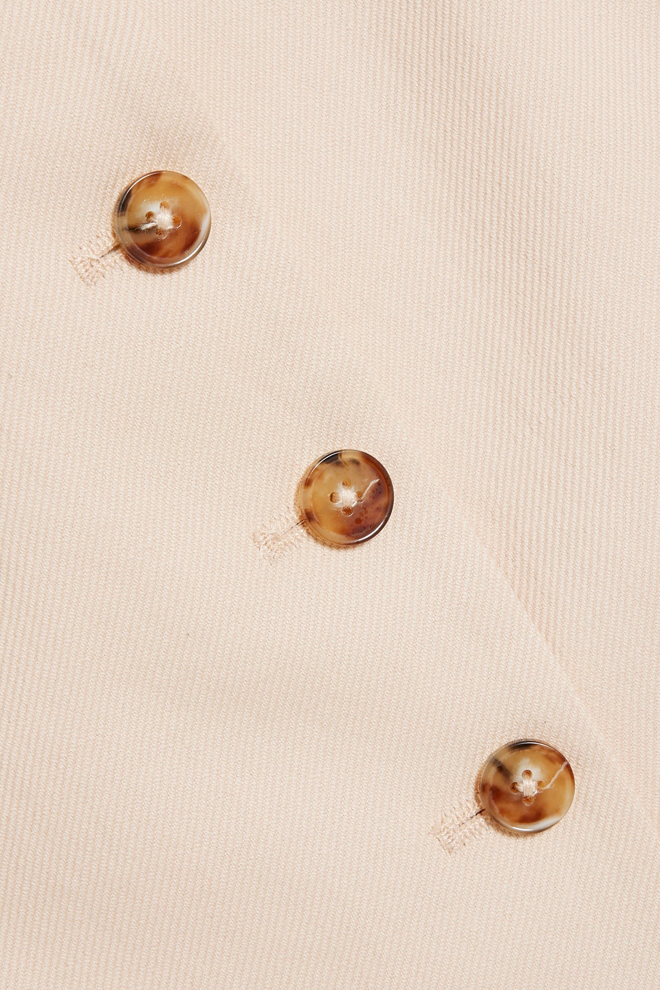 Loulou Studio Iba Cotton And Linen-blend Twill Vest In Blush