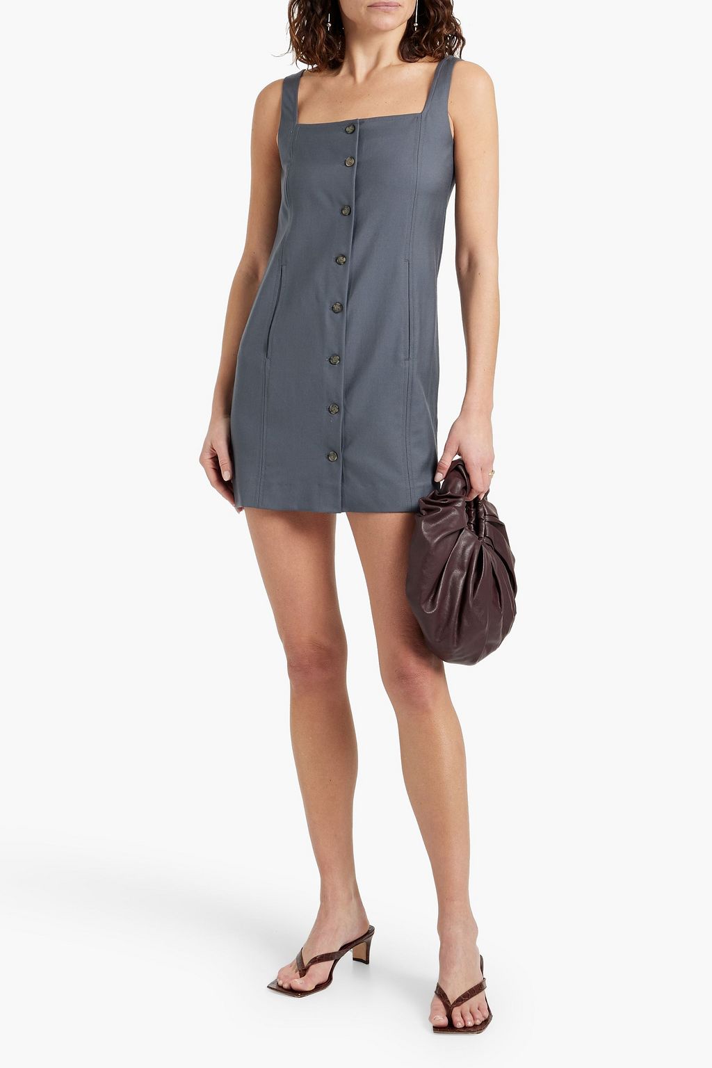 LOULOU STUDIO Idon wool-twill mini dress