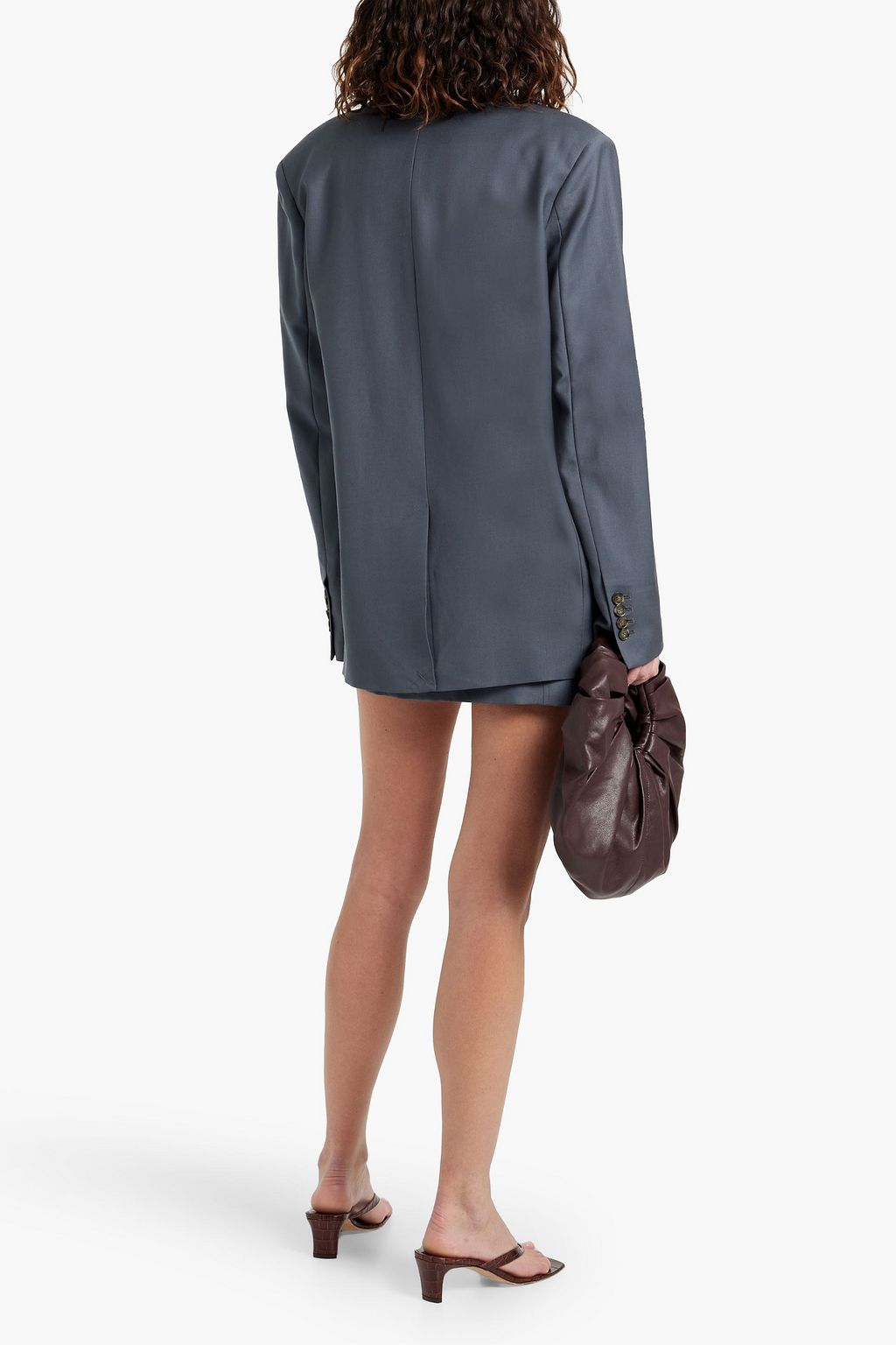LOULOU STUDIO Donau double-breasted wool-twill blazer