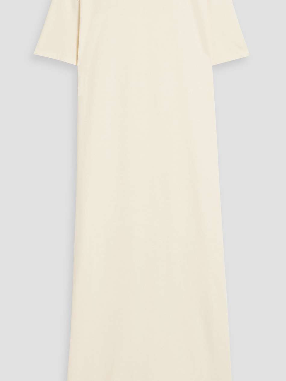 arue pima cotton-jersey midi dress