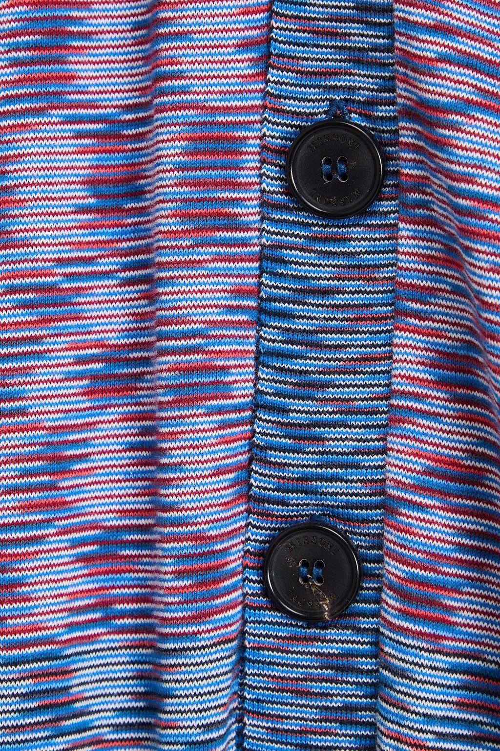 MISSONI كارديغان من القطن بألوان متداخلة