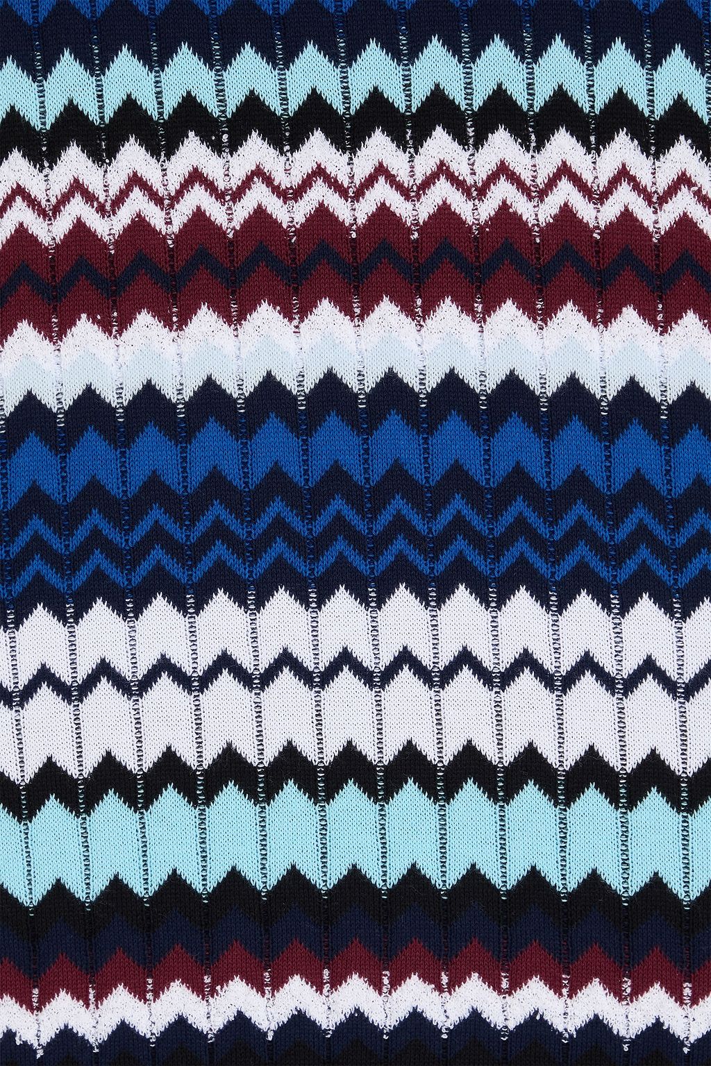 MISSONI 자카드 니트 코튼 티셔츠