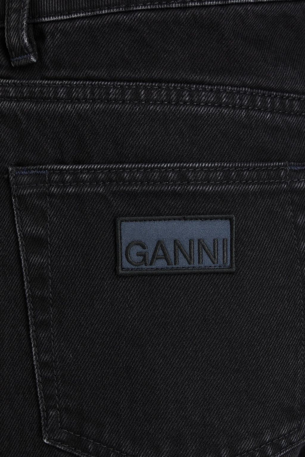GANNI جينز بأرجل مستقيمة وبخصر عالٍ