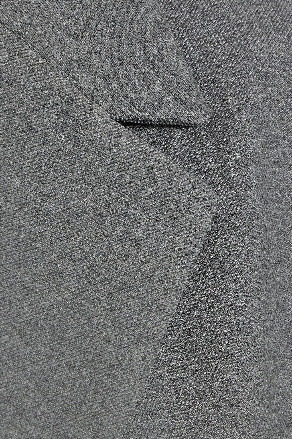 MAJE Belted twill blazer