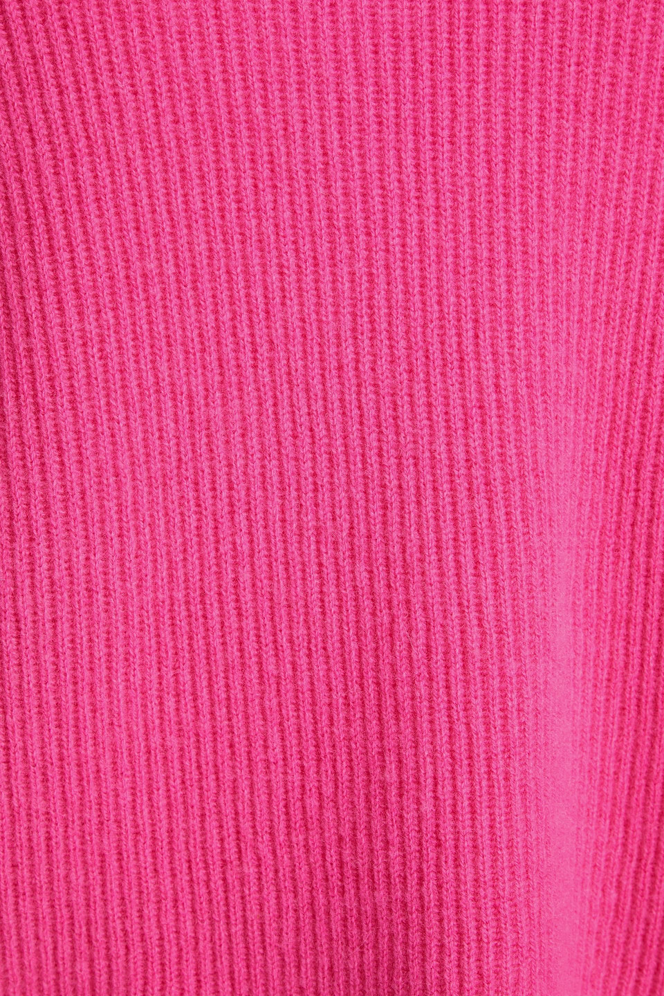 Maje Open-shoulder Cashmere Jumper In Fuchsiafarben