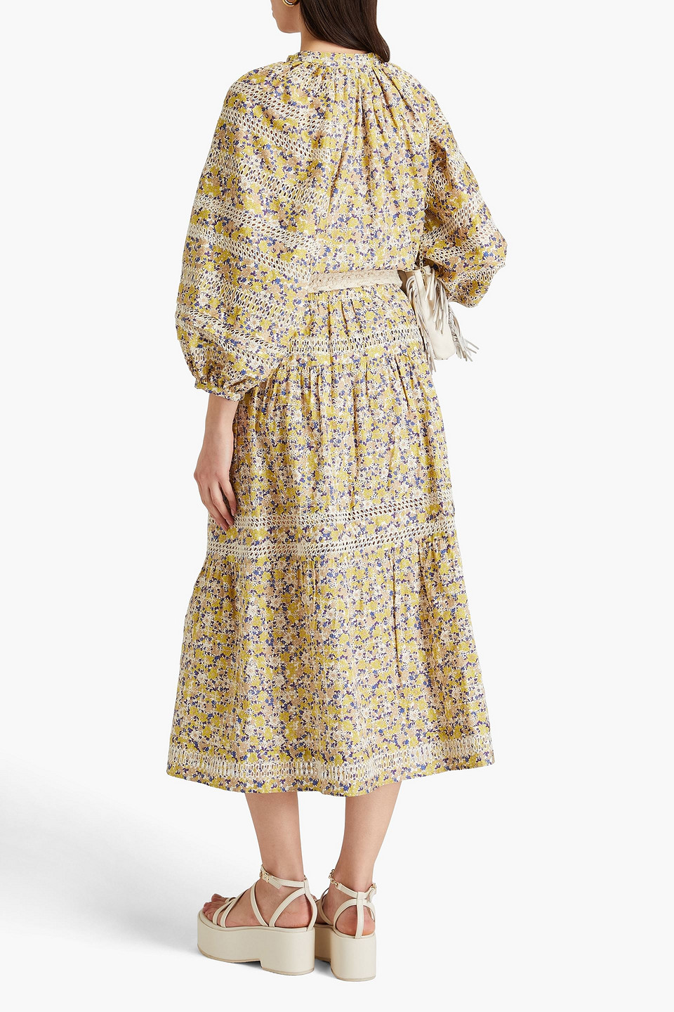  Maje - Bluse Aus Baumwoll-twill Mit Floralem Print - Neutral - 1 