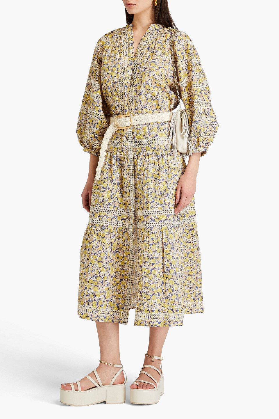  Maje - Bluse Aus Baumwoll-twill Mit Floralem Print - Neutral - 1 